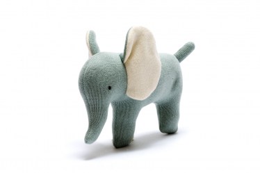 small teal elephant toy